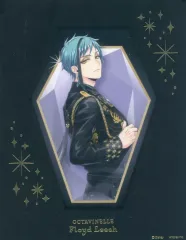 【中古】雑貨 フロイド・リーチ キャラファインマット 「ディズニー ツイステッドワンダーランド 5th Anniversary POP-UP SHOP ～Dazzling～」