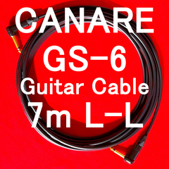 CANARE GS-6 Guitar Cable with Neutrik Gold Plated Plug LL 7m
