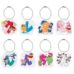 【中古】キーホルダー 全8種セット 「クレヨンしんちゃん アクリルロゴチャーム」