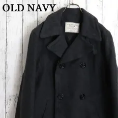 OLD NAVY オールドネイビー 00’s クラシックスタイル　メルトン ウールピーコート グレー　M