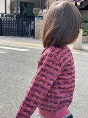 韓国子供服　ニット　花柄　お花　女の子　キッズ