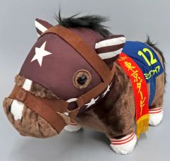 ミックファイア号 ぬいぐるみ 12番 競走馬 - メルカリ
