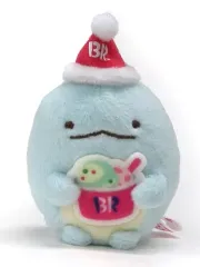 【中古】ぬいぐるみ [単品] とかげ てのりぬいぐるみ 「すみっコぐらし クリスマス アイスクリームケーキ」 同梱品