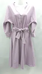 ◇ ◎ ⊇ Jewel Changes ジュエルチェンジズ 長袖 膝下丈 ワンピース サイズ38 パープル系 レディース E  【1503060035764】