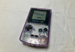 【質Banana】簡易動作確認品 Nintendo/任天堂 GAME BOY COLOR CGB-001 クリアパープル 本体のみ
