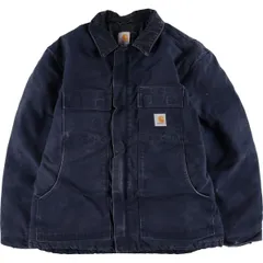 即購入可能超スペシャル カーハート トラディショナルコート ネイビーブルー Carhartt トラディショナルコート ネイビー M | CUSTOM FEVER