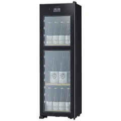 標準セッティング無料【新品 未使用 未開梱】 さくら製作所　低温冷蔵クーラー　ＺＥＲＯ　ＣＨＩＬＬＥＤ　［２０本／右開き］　OSK20-B ブラック 送料無料
