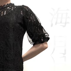 海月のレースとチュールTOPS