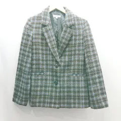 ◇ ⊇ MOUSSY マウジー チェック 長袖 ジャケット サイズ1 ブルー系 レディース E  【1501230009669】