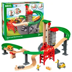 IKEA イケア　木製レールセット　BRIO ブリオ　フォークリフト他 Amazon | 木製レール ベーシック 拡張 線路 IKEA イケア BRIO