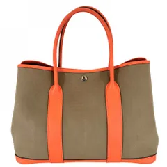 エルメス保存袋オレンジ巾着大型ガーデンパーティバーキンHERMES