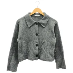 JOURNAL STANDARD relume (ジャーナルスタンダードレリューム) ■■ ③ 24080462838040 襟付きクロップドカーディガン レディース グレー FREE