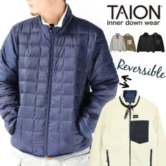 taion リバーシブル ダウン ボア ジャケット フリースジャケット リバーシブル メンズ タイオン タイオン インナーダウン マウンテン リバーシブル ダウン×ボア ジャケット TAION-R102MB