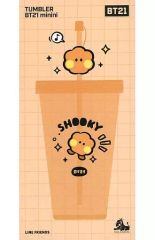 [중고] 머그컵·탕만 SHOOKY(슈가) minini 텀블러(빨대 포함) [BT21]