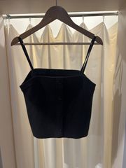 ユナイテッドアローズ green label relaxing ニット キャミソール グレー系 ダークグレー A-447