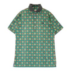 未使用ダンヒルDunhill golfゴルフクラブ柄 ポロシャツ Sイタリア製