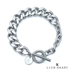 ライオンハート LH-1 ヴァリアス チェーンブレスレット コンビネーション カットキヘイ＋アズキ サージカルステンレス316L シルバー チェーン ブレスレット 金属アレルギー対応 メンズ ブランド