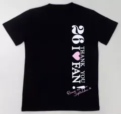 【中古】Tシャツ(女性アイドル) 安室奈美恵 Tシャツ ブラック XLサイズ 「WE LOVE NAMIE HANABI SHOW supported by セブンイレブン(2019)」のサムネイル