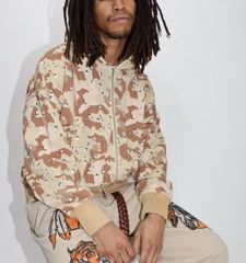 WOODBLOCK｜ウッドブロック W-ZIP SWEAT HOODIE CHOCOTIP CAMO カモフラ 迷彩 ジップパーカー