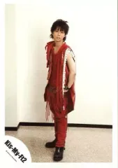 【中古】生写真(ジャニーズ) Kis-My-Ft2/北山宏光/全身・衣装赤・左手腰・背景白/公式生写真