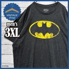 【バットマン】古着アメリカヴィンテージTシャツ半袖メンズ3XLダークグレー