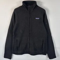 古着 パタゴニア patagonia フルジップフリースジャケット ベターセーター ワンポイントロゴ 裏起毛 STY25542 S  ブラック メンズ
