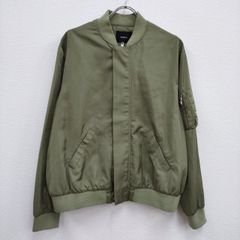 MURUA 011610200701 MA-1 ミリタリージャケット サイズF ブルゾン カーキ レディース ムルーア【中古】4-0603M♪