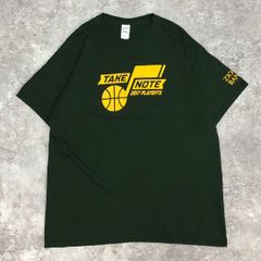 NBA ユタ・ジャズ 2017 プレーオフ 記念 Tシャツ GILDAN ダークグリーン XL 古着 バスケ
