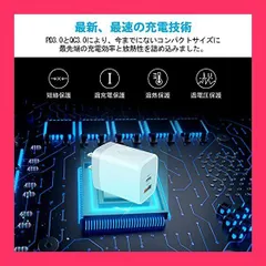 【スタッフおすすめ！】Viviber 急速充電器 iPhone acアダプター Type-C タイプc 充電器 USB-C電源アダプタ (USB-A&USB-C 2ポート/20W PD3.0/PSE認証) USB 充電器 c コンセント 急