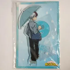 ヒロアカ 轟焦凍 雨の日  アクスタ おまけ 缶バッジ 付き
