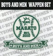 [중고] 배지 핀스(남성) 요시하라 마사토(BOYS AND MEN) 와펜 세트(그린) [보이멘 나고야 꿈 축제~츳파리마치 오코시 오빠 최강 열전~]