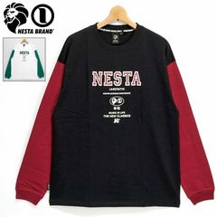 【カラー・サイズ選択可】 NESTA BRAND ネスタブランド ドロップショルダー 長袖Tシャツ アーム切替え 223NB1100 ロンT 長そで トップス ファッション メンズ レディース 新品【NESTA BRAND正規販売店】