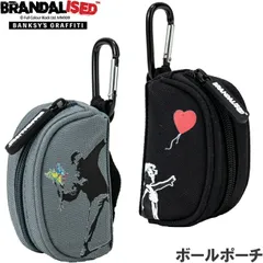 Banksy バンクシー ゴルフ BABP-01 ボールポーチ ボールケース 【Flower Bomber/フラワーボンバー Balloon Girl/バルーンガール】のサムネイル