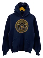 SOFFE(ソフィ) パーカー フーディ NAVY 米軍 USA製 S ネイビー メンズ/078のサムネイル
