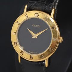 GUCCI グッチ 3000M 金張り2針 ユニセックス 腕時計 ジャンク - メルカリ