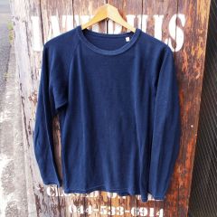 【Hollywood Ranch Market】 ハリウッドランチマーケット ハリラン 聖林公司 ストレッチフライス クルーネック 無地 長袖 ロンT カットソー Tシャツ 2(M)