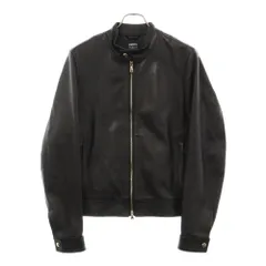 EMMETI (エンメティ) ラムレザー シングルライダースジャケット ブラック GIAPPONE-078のサムネイル