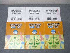 浜学園 小5 理科 サイエンス 第1分冊〜第3分冊 解答解説、追加教材付き