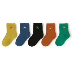 靴下　恐竜柄　男の子　キッズ