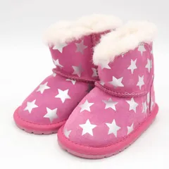 エミュー ブーツ 未使用 B11857 Toddle Starry Night 靴 シューズ キッズ 女の子用 6-12Mサイズ ピンク EMU Australiaのサムネイル
