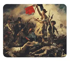 輸入雑貨　天然石　『フランス民衆を導く自由の女神』　水晶絵　クリスタルアート フランス 1993 100フラン 民衆を導く自由の女神