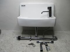 INAX　手洗いシンク　洗面台　L-74HB/BW1　中古品　2504