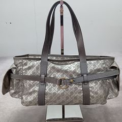 美品】ゲラルディーニ ソフティ ミニボストン ロゴ ベルト ポーチ付き