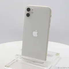 〔中古品〕 iPhone11 64GB ホワイト MWLU2J／A SIMフリー【262】