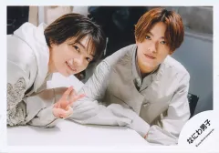 【中古】生写真(STARTO) なにわ男子/西畑大吾・高橋恭平/横型・バストアップ/アルバム「+Alpha」MV＆ジャケ写オフショット/公式生写真