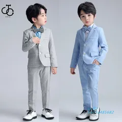 卒業式 スーツ 男の子 4点セット フォーマルスーツ チェック柄 入学式 キッズ七五三 タキシード 子供フォーマル おしゃれ 子供フォーマル 正統派スーツ kni4a485682
