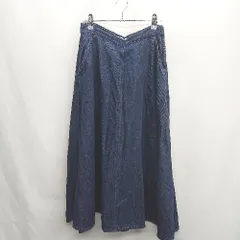 ◇ ⊇ CIAOPANIC TYPY チャオパニックティピー 綿 ロング フレア スカート サイズS ブルー系 レディース E  【1410290037225】