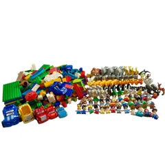 ★ DUPLO デュプロ その他 大量 ブロック約6㎏ まとめ商品 フィグ、動物フィグ、アナ雪フィグ、トイストーリー、基礎板   8.2kg
