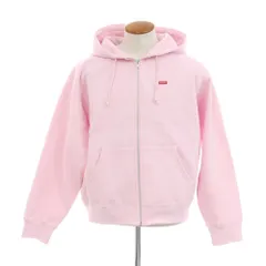 【中古】シュプリーム Supreme 2024年秋冬 Small Box Zip Up Hooded Sweatshirt ジップアップ パーカー ピンク【サイズM】【メンズ】