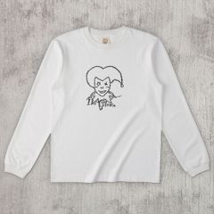 グラフィックロングTシャツ　The Clown Mono / Black -Long-